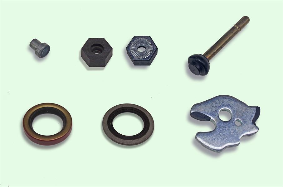 Metal rubber parts